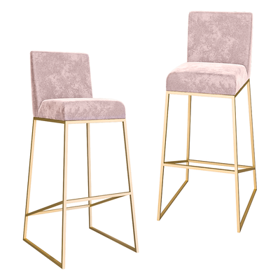 Any Home金属腿架布艺软垫高脚椅3D模型（OBJ,FBX,MAX）