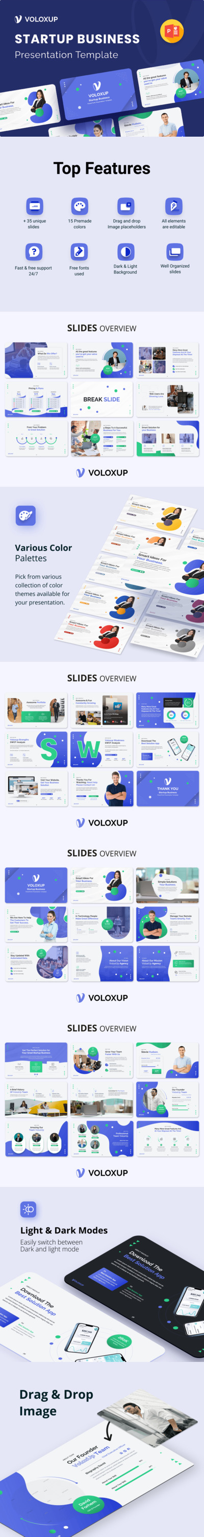 创意的商业计划书PPT模版 (PPTX)