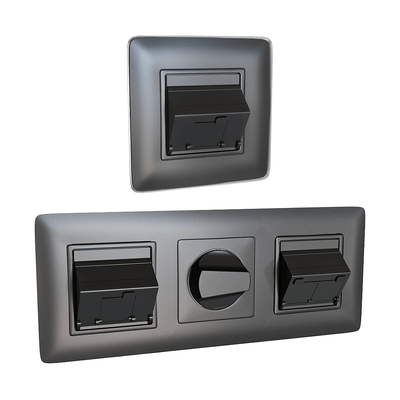 Simon 82/4插座和开关板3D模型（OBJ,FBX,MAX）