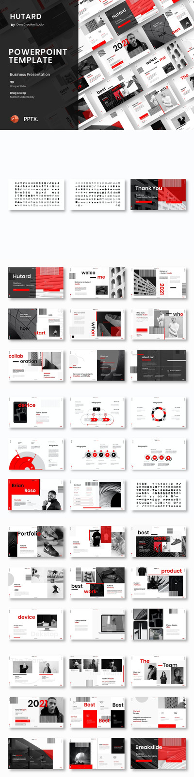 创意机构PPT模版