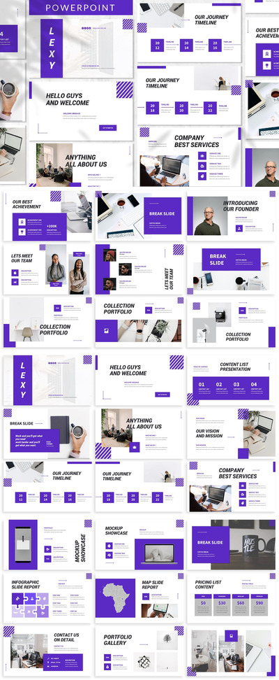 极简主义商业计划书PPT模版