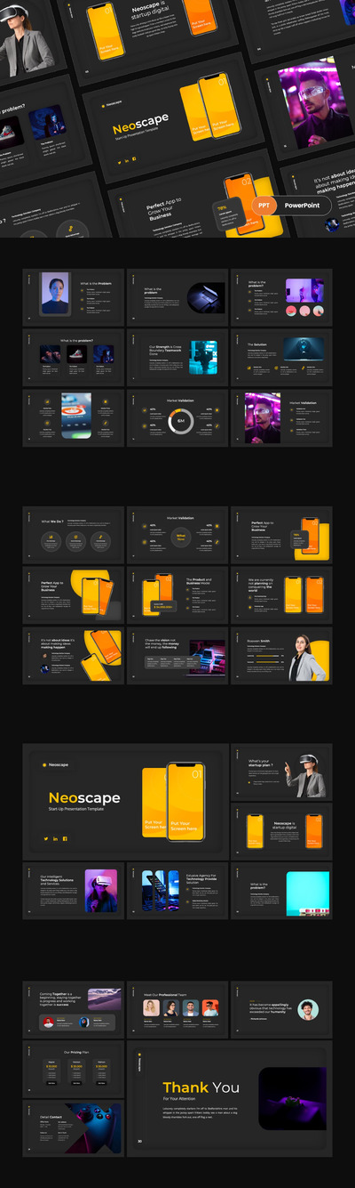 创意演讲平台PPT模版