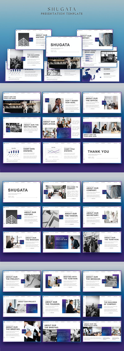 企业商业计划业务介绍PPT模版