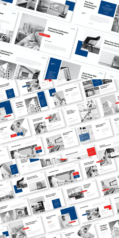 房地产代理PPT模版 (PPTX,PPT)