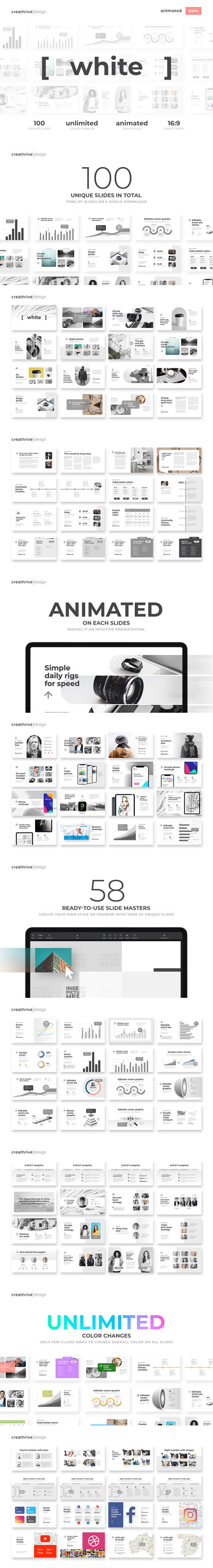 极简主义商业计划书PPT模版 (PPTX,PDF)