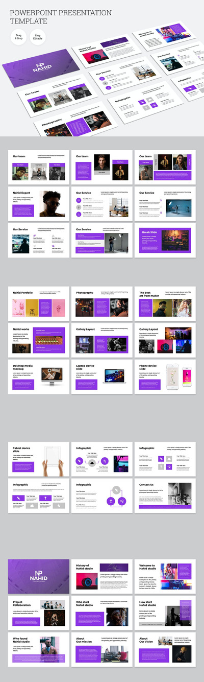 现代风格商业计划书PPT模版 (PPTX)