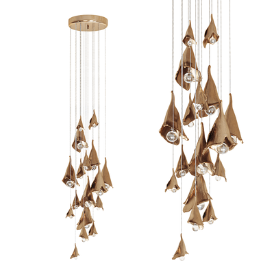 Vetvi Kolokolchik金属吊灯3D模型（OBJ,FBX,MAX）