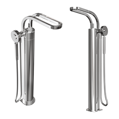 Rubinetterie treemme RWIT 7003 CC 10落地式浴缸水龙头3D模型（OBJ,FBX,MAX）