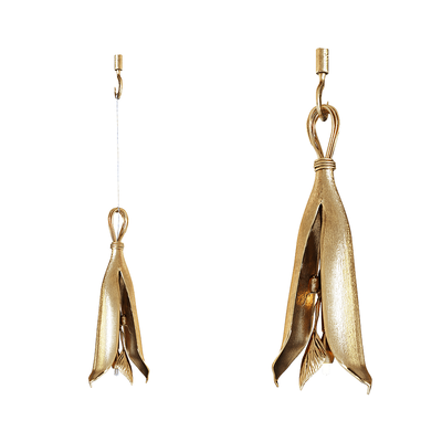 Vetvi Korolek金银花形状金属艺术吊灯3D模型（OBJ,FBX,MAX）