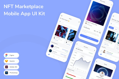 NFT 市场 App UI Kit