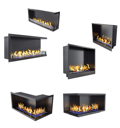 3款Zefire仿真壁炉3D模型（OBJ,FBX,MAX）