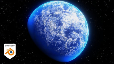 冰冻星球Blender教程工程文件免费下载（Blend）