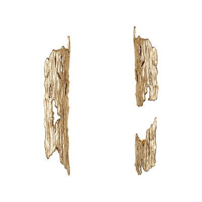 Vetvi Wood系列树皮造型金属艺术壁灯3D模型（OBJ,FBX,MAX）