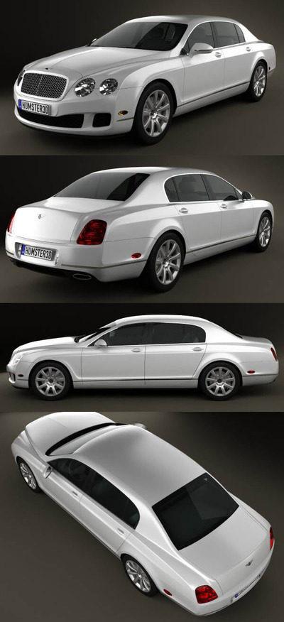 2012款宾利Bentley Continental GT汽车3D模型（MAX）