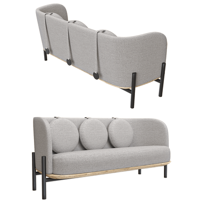 Wudus Royal sun一体式布艺沙发3D模型（OBJ,FBX,MAX）