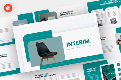 室内家具产品展示PPT模版 (PPT,PPTX)