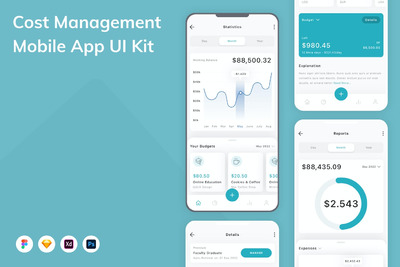 成本管理App UI Kit
