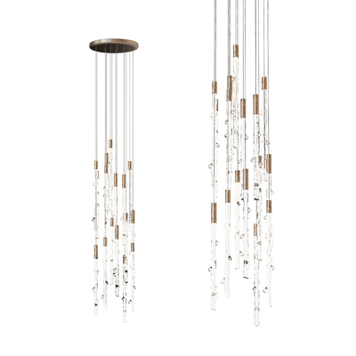 Vetvi Rhythm垂坠玻璃管吊灯3D模型（OBJ,FBX,MAX）