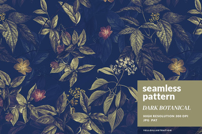 一个美丽而豪华花卉背景图案 (JPG)