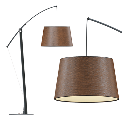 Odeon Light Bronx金属枝干布艺灯罩落地灯3D模型（OBJ,FBX,MAX）