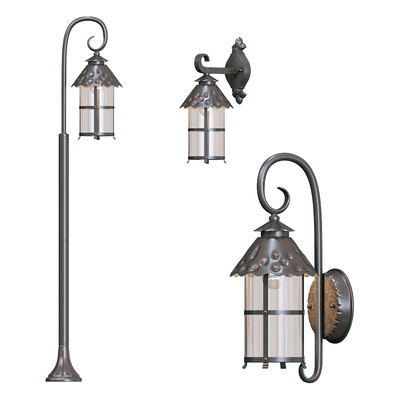 Odeon Light Lumi系列户外壁灯 路灯3D模型（OBJ,FBX,MAX）