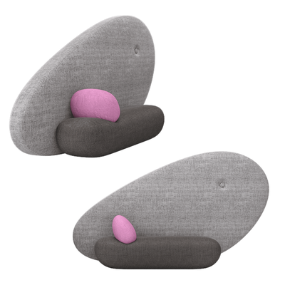 KOOB艺术造型布艺沙发3D模型（OBJ,FBX,MAX）