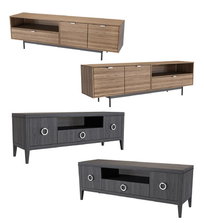 2款Lulu Space电视柜3D模型（OBJ,FBX,MAX）