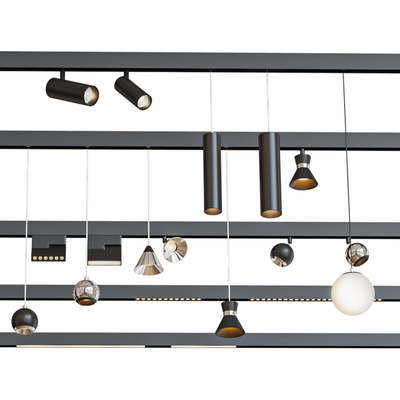 Novotech Flum轨道照明系统3D模型（OBJ,FBX,MAX）