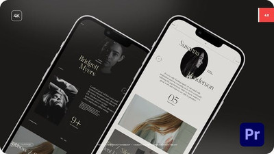 App介绍手机样机视频PR模板 (mogrt)