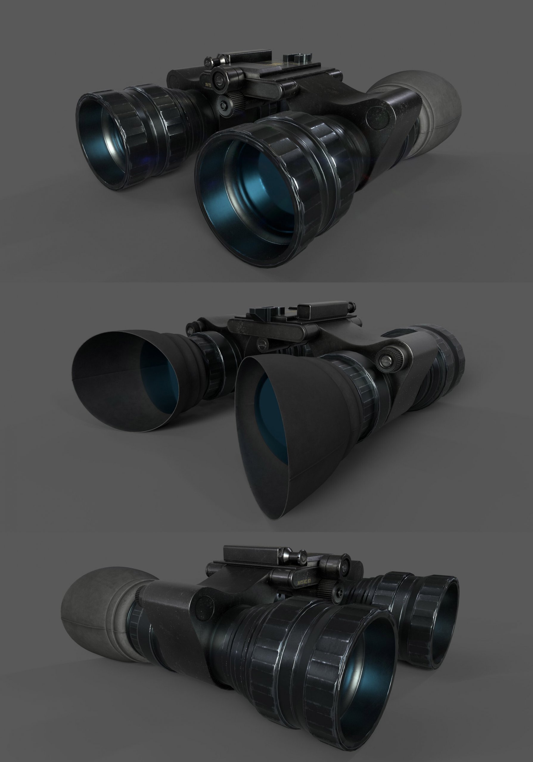 夜视望远镜3D模型（OBJ,FBX,MAX）