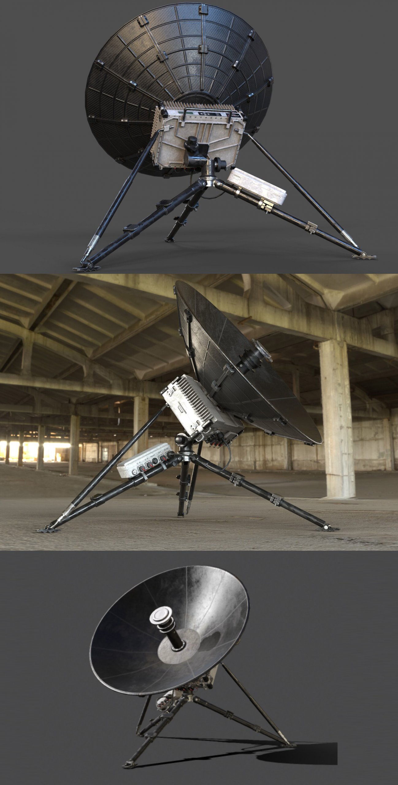 Tampa Microwave卫星终端3D模型（OBJ,FBX,MAX）