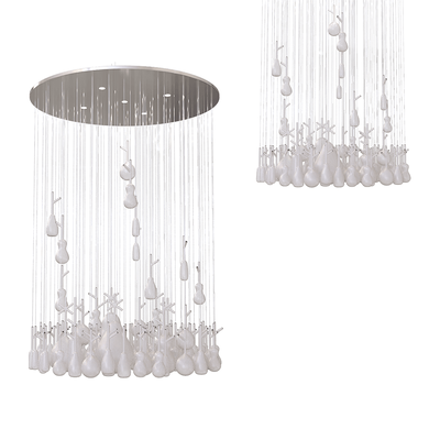 LASVIT Growing Vases小花瓶玻璃灯罩组合吊灯3D模型（OBJ,FBX,MAX）