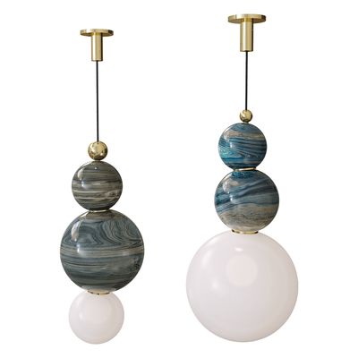 LASVIT Spacey玻璃艺术吊灯3D模型（OBJ,FBX,MAX）