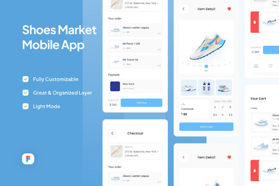 鞋类电商APP UI KIT (Part 2)