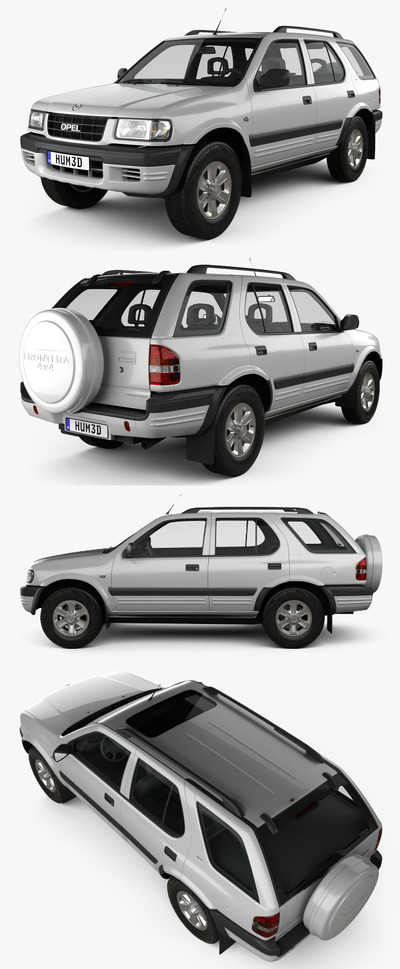 1998款欧宝Opel Frontera (B)汽车3D模型（OBJ,FBX,MAX）