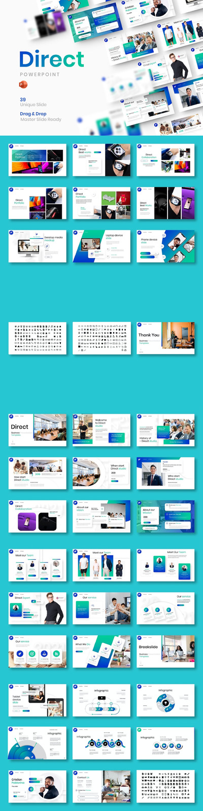 广告公司业务介绍PPT模版 (PPTX)