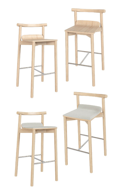 2款Artu Wox系列高脚吧椅3D模型（OBJ,FBX,MAX）