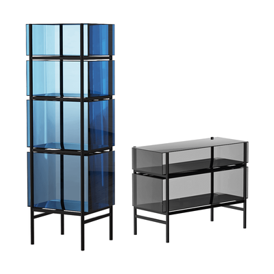 Pulpo Lyn系列玻璃边柜 边几3D模型（OBJ,FBX,MAX）