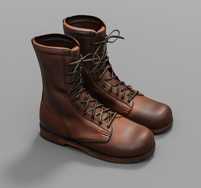 皮靴3D模型下载（fbx,max,obj,blend）