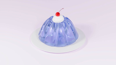 Blender初学者甜品果冻原文件（Blend）