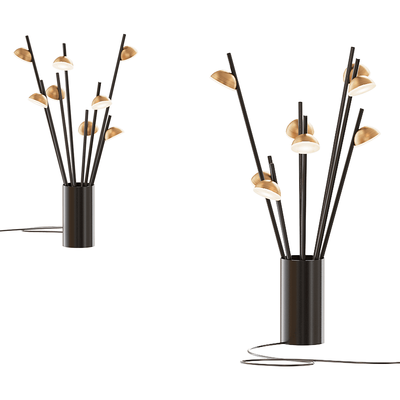 Odeon Light Verica花瓶中的花束造型 金属台灯3D模型（OBJ,FBX,MAX）