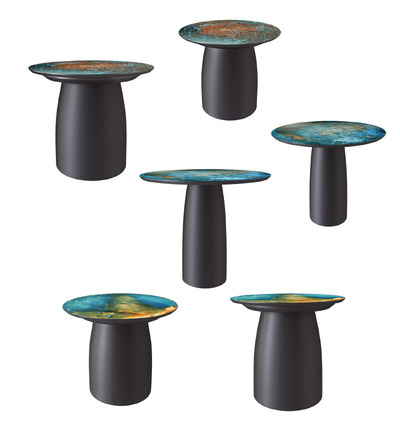 KOPAR Ocean海洋系列桌面 金属圆形咖啡桌茶几3D模型（OBJ,FBX,MAX）