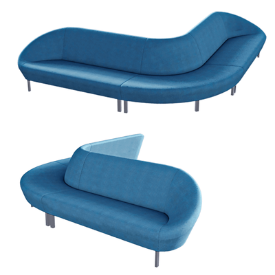 Comodo El Beso反向转角布艺沙发3D模型（OBJ,FBX,MAX）