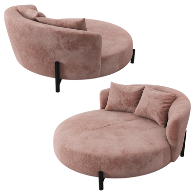 Comodo Harmony圆形布艺沙发3D模型（OBJ,FBX,MAX）