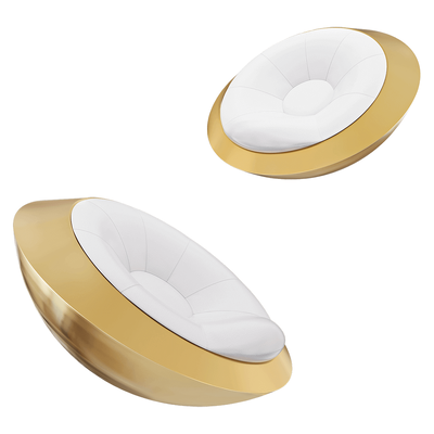 MAVIMATT UFO旋转飞碟椅3D模型（OBJ,FBX,MAX）