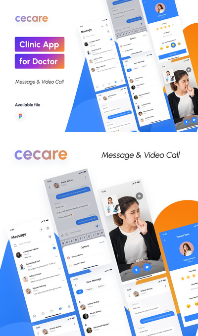 诊所应用APP UI KIT (FIG)