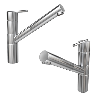 SCHOCK Centros不锈钢抬启式水龙头3D模型（OBJ,FBX,MAX）