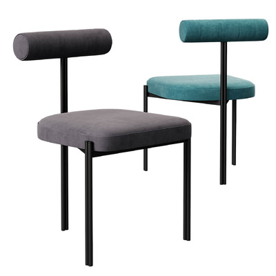 Liu Jo Living Sedia Caillou三腿椅子3D模型（OBJ,FBX,MAX）