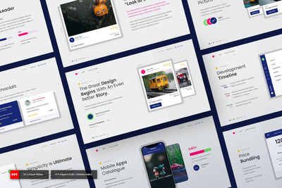 高品质的时尚高端清新简约多用途powerpoint幻灯片演示模板（pptx）