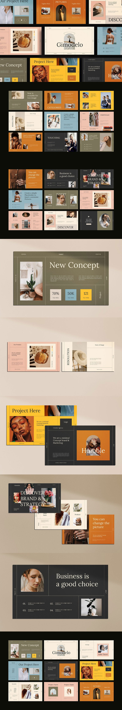 美容美妆品牌演示ppt模板 (PPT,PPTX)